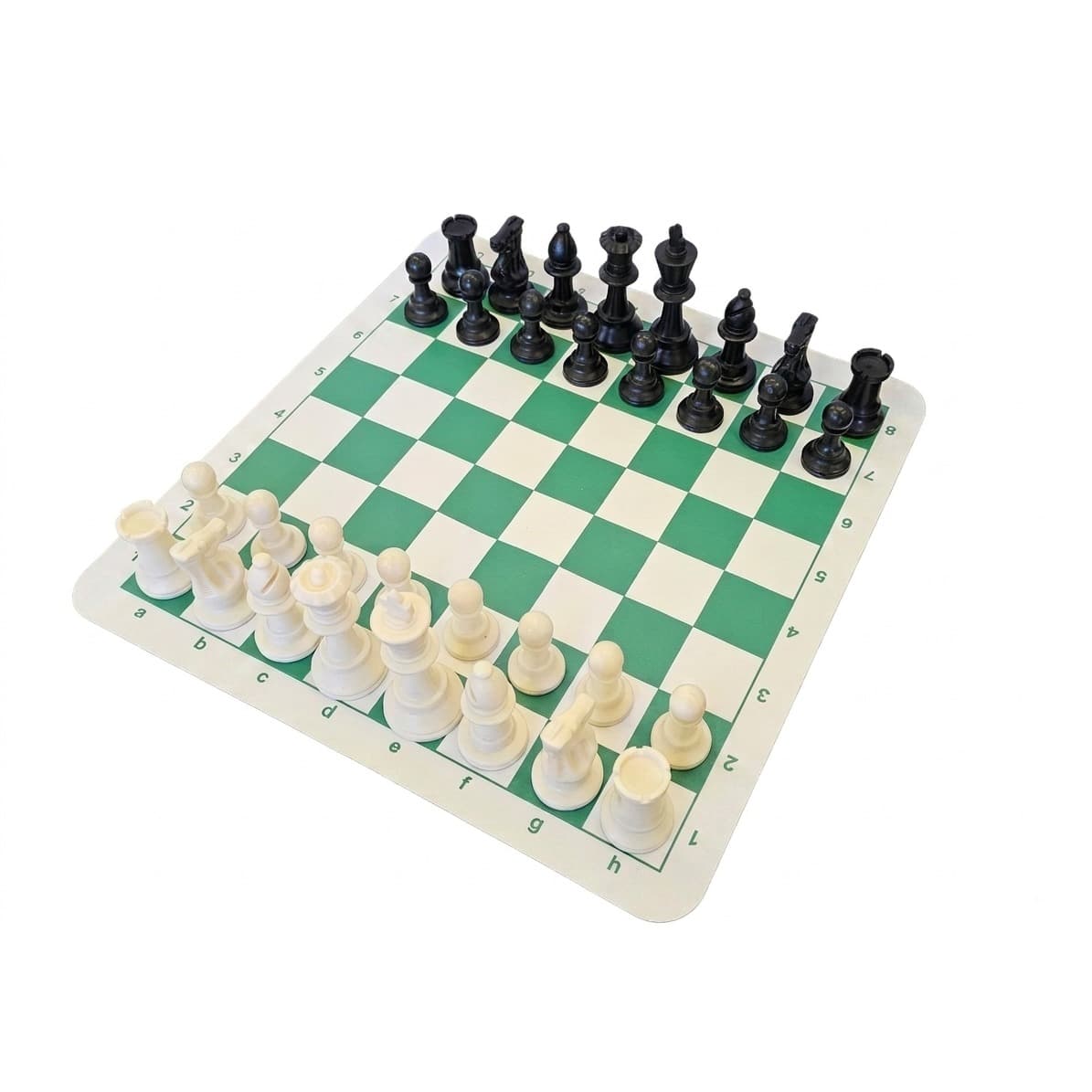 Chessboard Vinyl Set 34cm/13.4 Inch Portable Foldable International Chess Set